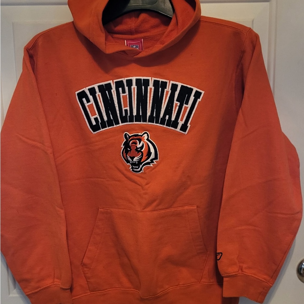 Cincinnati Bengals NFL Orange Hoodie Youth Large